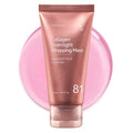 TOSOWOONG Collagen Overnight Wrapping Mask, 81% Collagen Peel Off Facial Mask for Firming Glass Glow Skin, 8 Hyaluronic Acids, Anti-Aging, Elasticity & Hydration, Korean Skincare, 75 ml / 2.53 fl. oz.